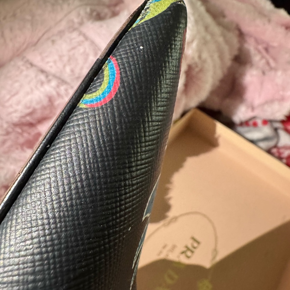 PRADA ST. RAMAGE CALZATURE DONNA NERO HEELS - Picture 12 of 16